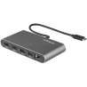 StarTech.com Thunderbolt 3 Mini Dock - Portable Dual Monitor Docking Station w/HDMI 4K 60Hz, 2x USB-A Hub (3.0/2.0), GbE - 11in/