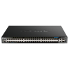 D-Link 48-Port Gigabit Stackable POE+ Smart Managed Switch with 2 x 10GBase-T & 2 x 10G SFP+