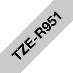 Brother TZE-R951 label-making tape Black on silver