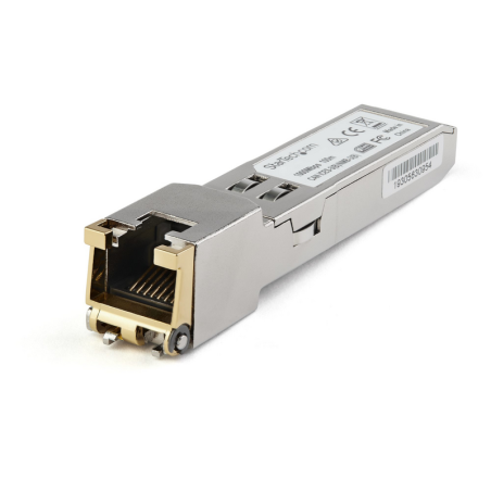 StarTech.com Cisco GLC-TE Compatible Module - 1000BASE-T Copper Industrial Gigabit Ethernet Transceiver - SFP to RJ45 Cat6/Cat5e