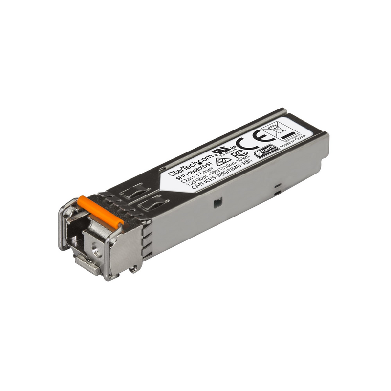 StarTech.com MSA Compliant SFP Transceiver Module - 1000BASE-BX~MSA Uncoded SFP Transceiver Module - 1000BASE-BX - 1 GbE Gigabit