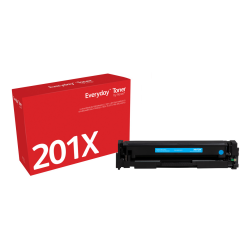 Everyday™ Cyan Toner by Xerox compatible with HP 201X (CF401X), High capacity