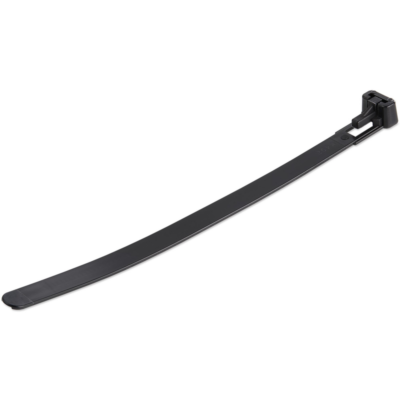StarTech.com 6"(15cm) Reusable Cable Ties - 1/4"(7mm) wide, 1-3/8"(35mm) Bundle Dia. 50lb(22kg) Tensile Strength, Releasable Nyl