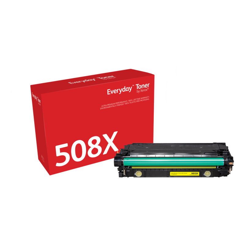 Everyday™ Yellow Toner by Xerox compatible with HP 508X (CF362X), High capacity