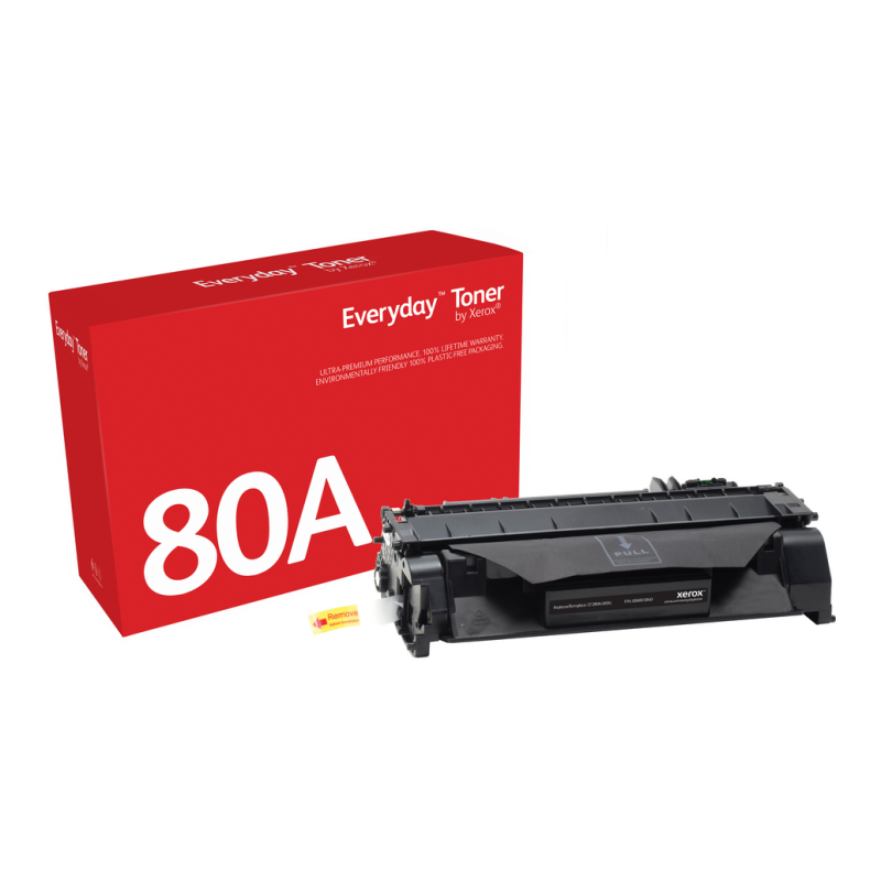Everyday™ Black Toner by Xerox compatible with HP 80A (CF280A), Standard capacity