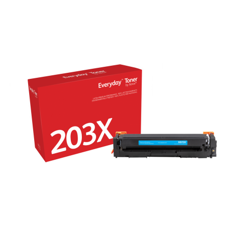 Everyday™ Cyan Toner by Xerox compatible with HP 203X (CF541X), High capacity
