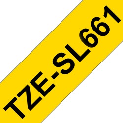 Brother TZE-SL661 label-making tape Black on yellow
