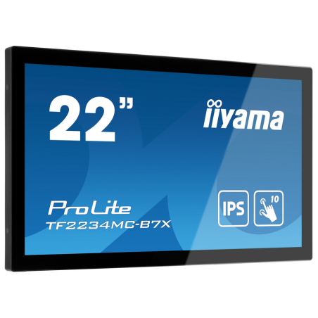 iiyama ProLite 22" 10pt touch Open Frame monitor with IPS panel and touch through glass function