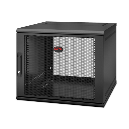 APC NetShelter WX AR109SH6, 9U, 19 inch patch cabinet, Wall mount, Pre-assembled, 600MM deep