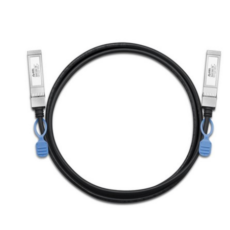 Zyxel DAC10G-1M-ZZ0103F InfiniBand/fibre optic cable SFP+ Black