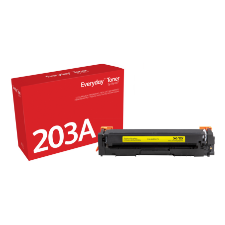 Everyday™ Yellow Toner by Xerox compatible with HP 203A (CF542A), Standard capacity