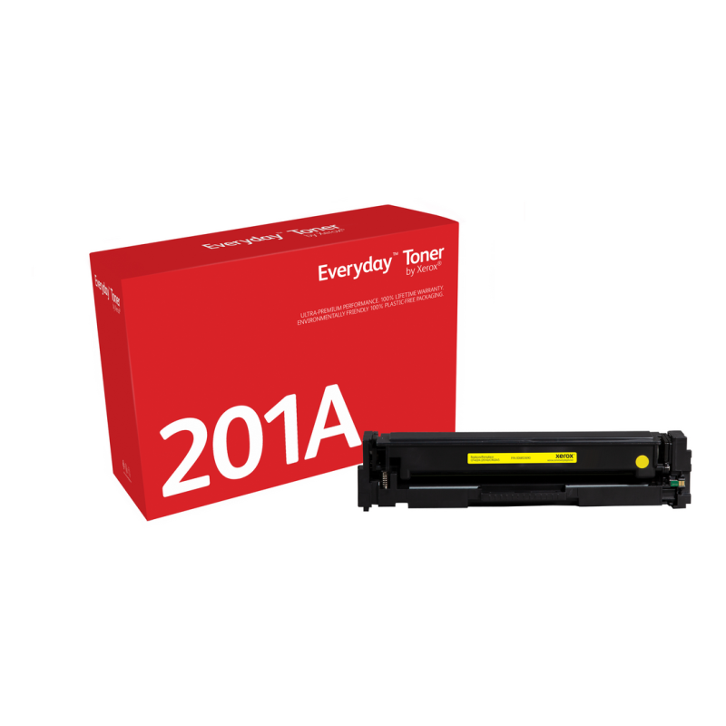 Everyday™ Yellow Toner by Xerox compatible with HP 201A (CF402A), Standard capacity