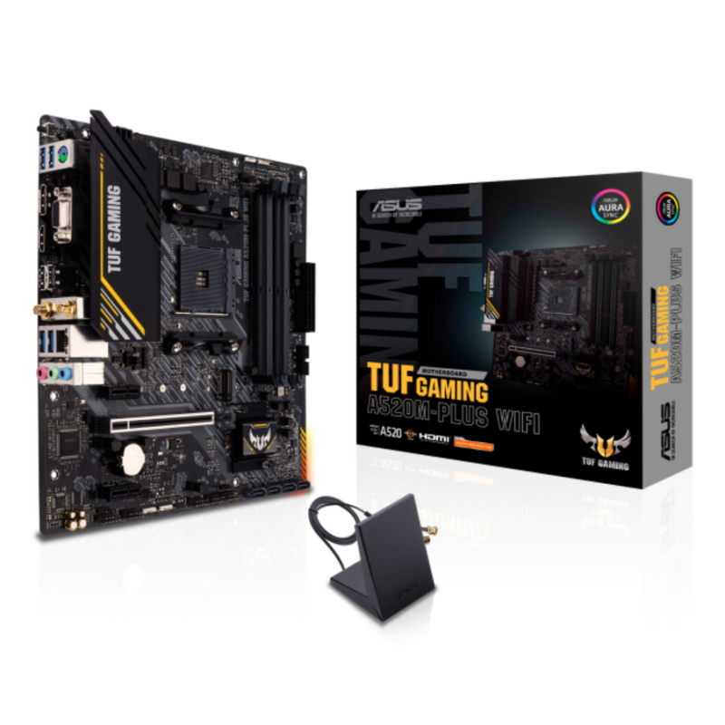 ASUS TUF GAMING A520M-PLUS WIFI AMD A520 Socket AM4 micro ATX