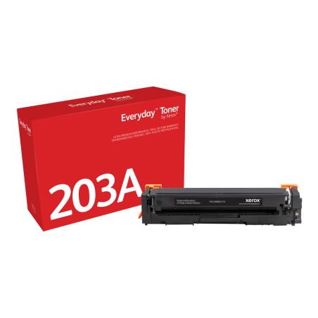 Everyday™ Black Toner by Xerox compatible with HP 203A (CF540A), Standard capacity