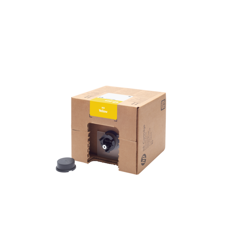 HP 869 3-liter Yellow PageWide XL Pro Ink Cartridge