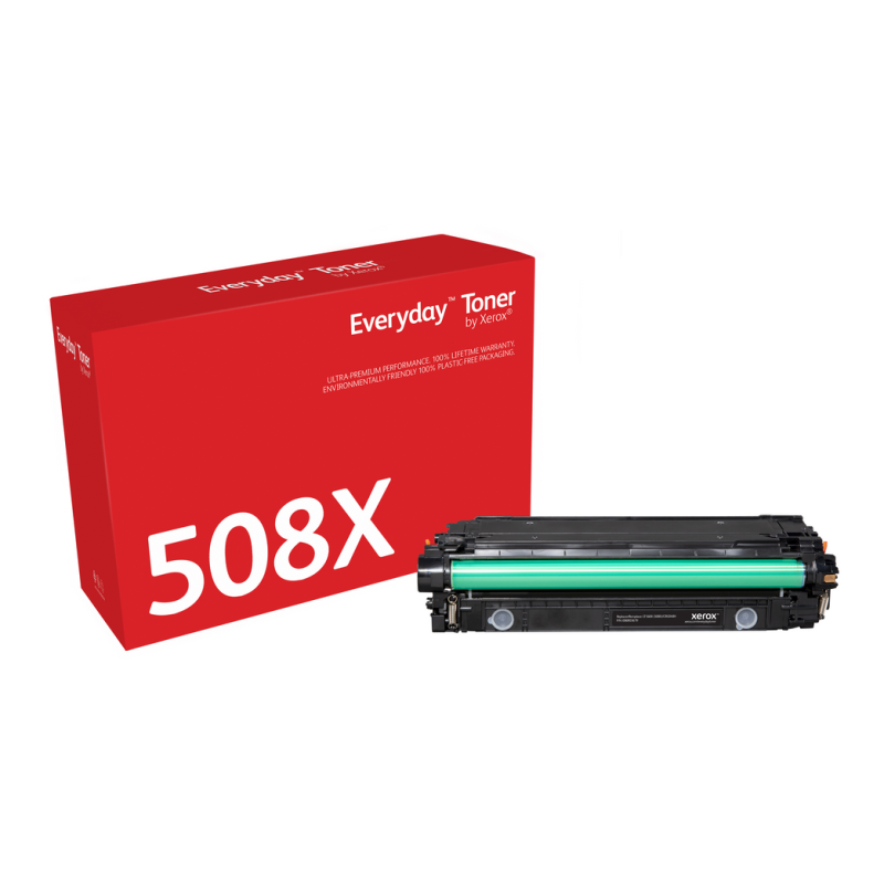 Everyday™ Black Toner by Xerox compatible with HP 508X (CF360X), High capacity