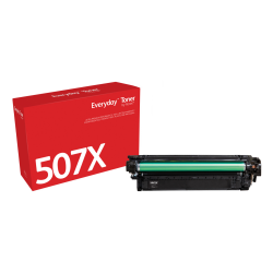 Everyday™ Black Toner by Xerox compatible with HP 507X (CE400X), High capacity