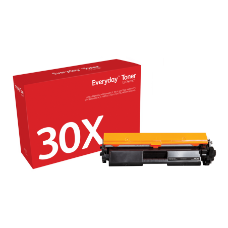 Everyday™ Black Toner by Xerox compatible with HP 30X (CF230X), High capacity