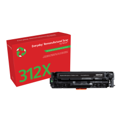 Everyday™ Black Remanufactured Toner by Xerox compatible with HP 312X (CF380X), High capacity