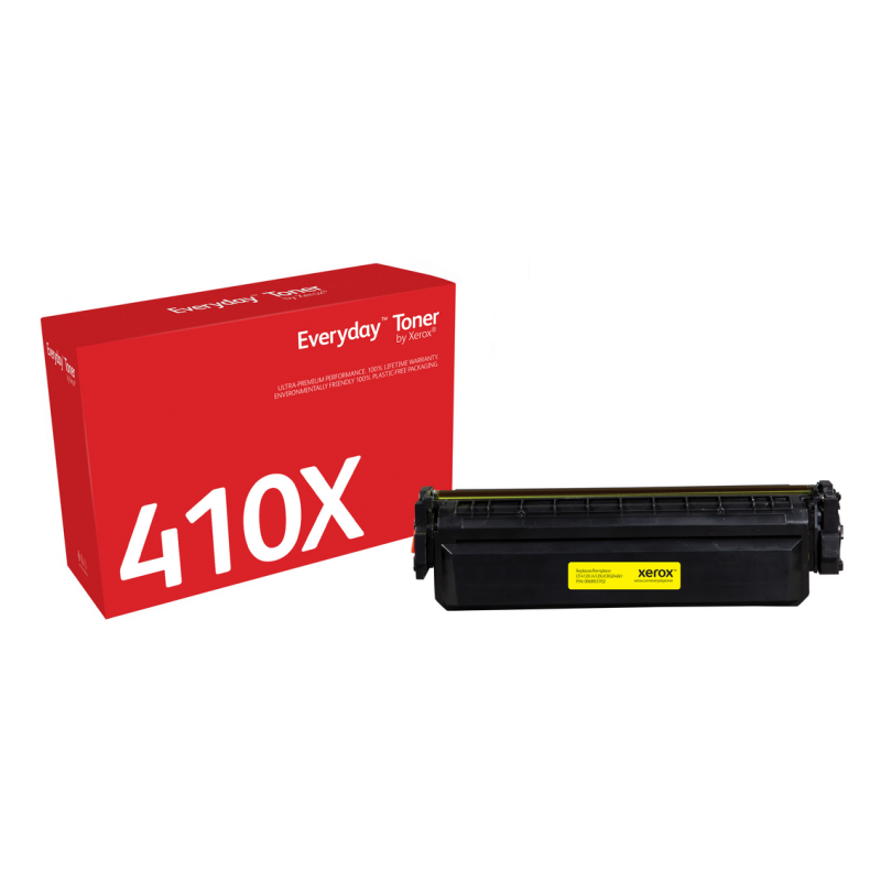 Everyday™ Yellow Toner by Xerox compatible with HP 410X (CF412X), High capacity