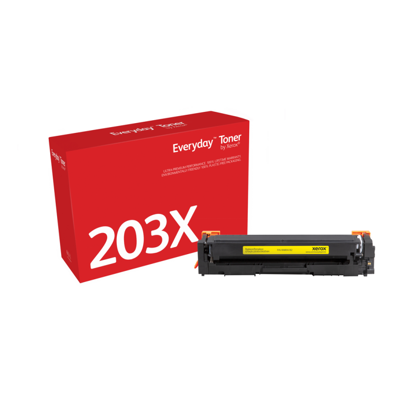 Everyday™ Yellow Toner by Xerox compatible with HP 203X (CF542X), High capacity