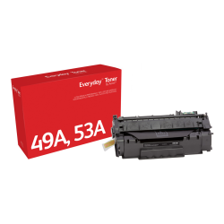 Everyday™ Black Toner by Xerox compatible with HP 49A 53A (Q5949A/ Q7553A), Standard capacity
