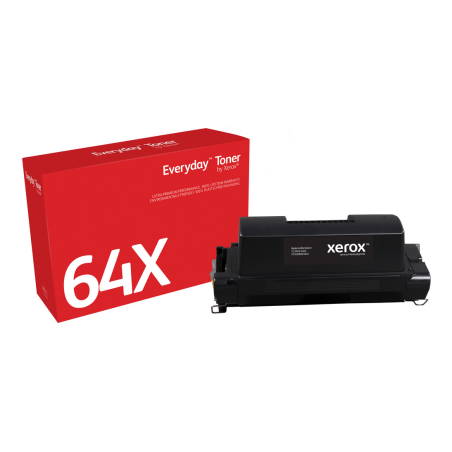 Everyday™ Black Toner by Xerox compatible with HP 64X (CC364X), High capacity