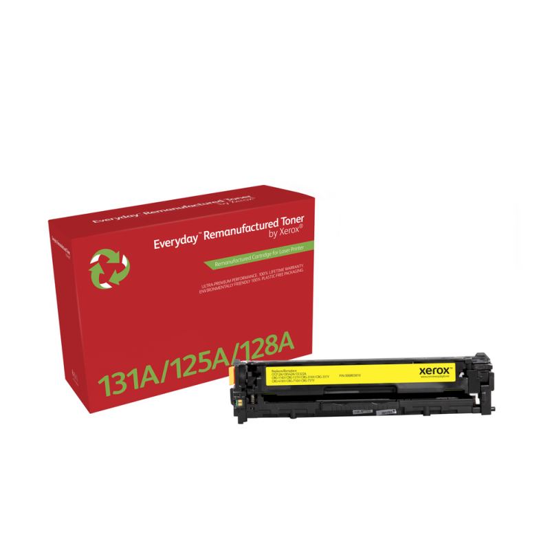 Everyday™ Yellow Remanufactured Toner by Xerox compatible with HP 131A (CF212A), Standard capacity