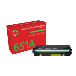 Everyday™ Yellow Remanufactured Toner by Xerox compatible with HP 651A 650A 307A (CE342A/CE272A/CE742A), Standard capacity