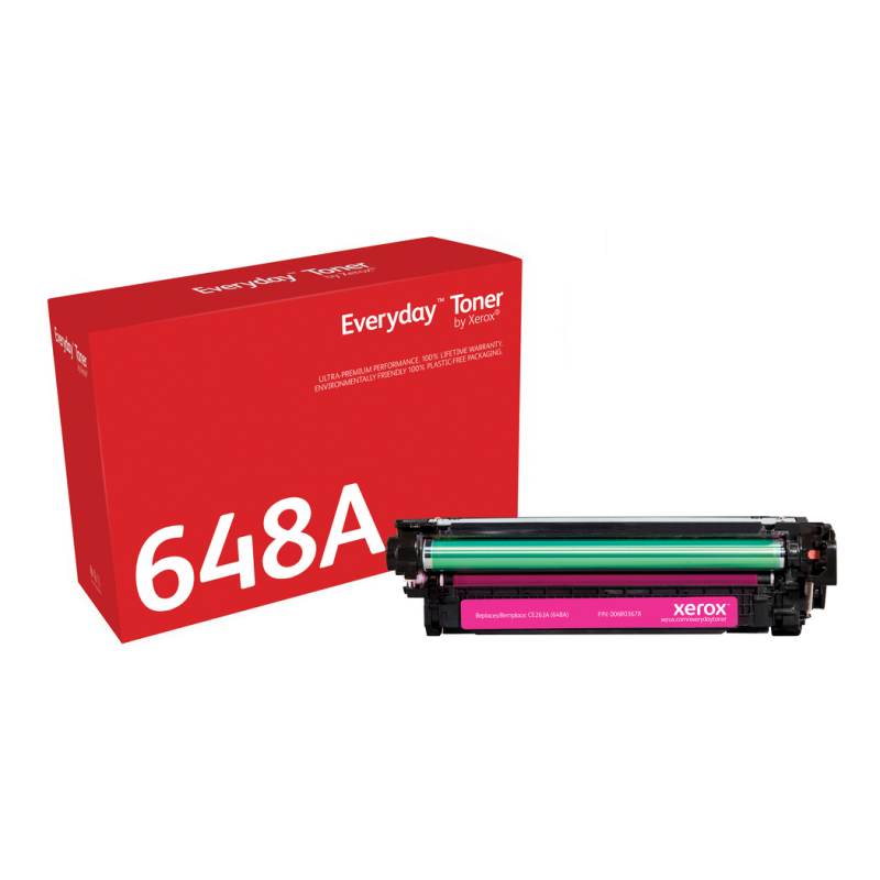 Everyday™ Magenta Toner by Xerox compatible with HP 648A (CE263A), Standard capacity