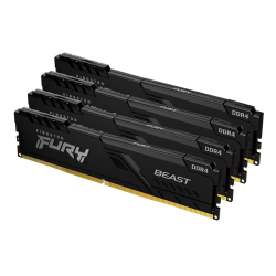 Kingston Technology FURY Beast 64GB 3200MT/s DDR4 CL16 DIMM (Kit of 4) Black
