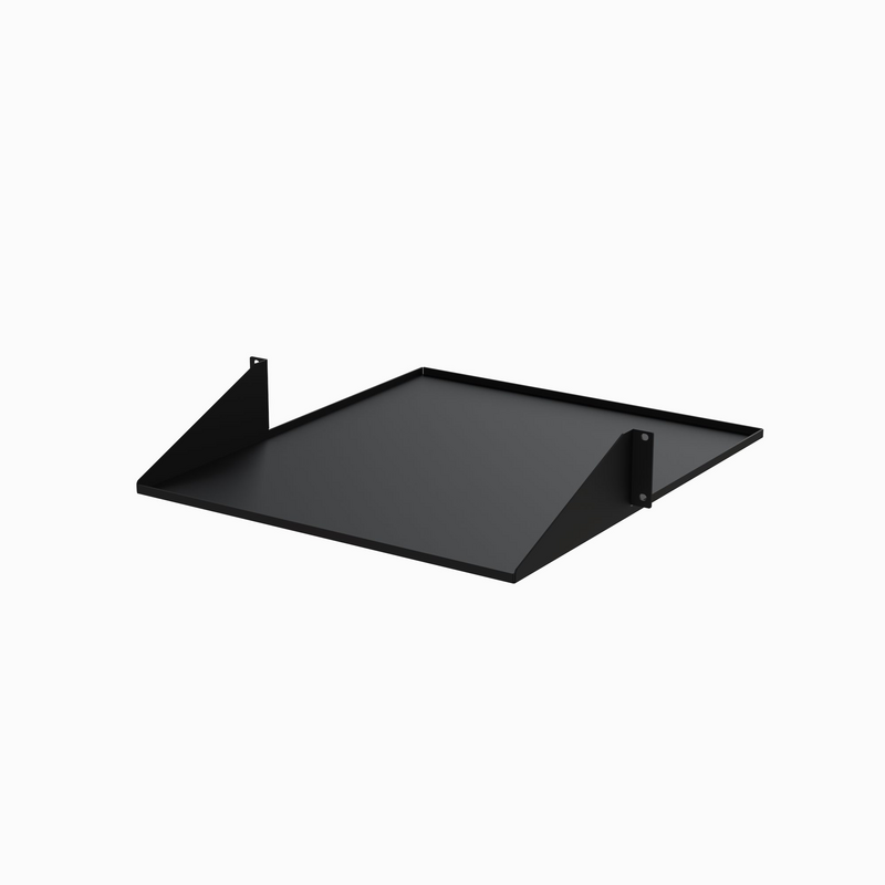 StarTech.com 2U 19" 2-Post Network Rack Shelf - 20in Deep Center Mount Cantilever Tray Rackmount Shelf for AV/Data Equipment wit