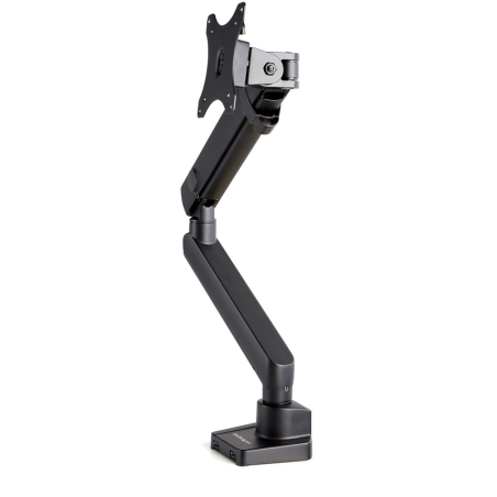 StarTech.com Desk Mount Monitor Arm with 2x USB 3.0 ports, Slim Full Motion Single Monitor Mount, up to 34" (17.6lb/8kg) VESA Di