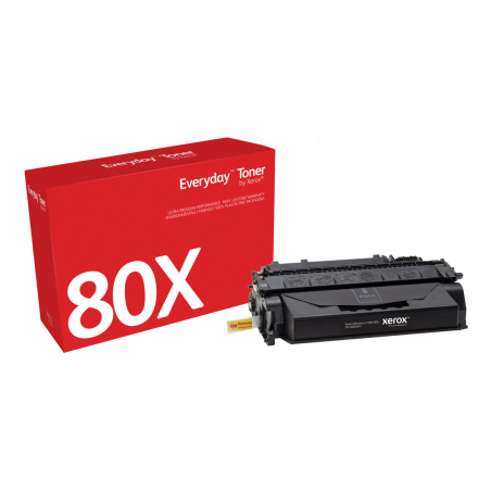 Everyday™ Black Toner by Xerox compatible with HP 80X (CF280X), High capacity