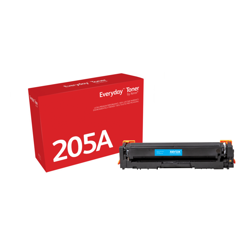 Everyday™ Cyan Toner by Xerox compatible with HP 205A (CF531A), Standard capacity