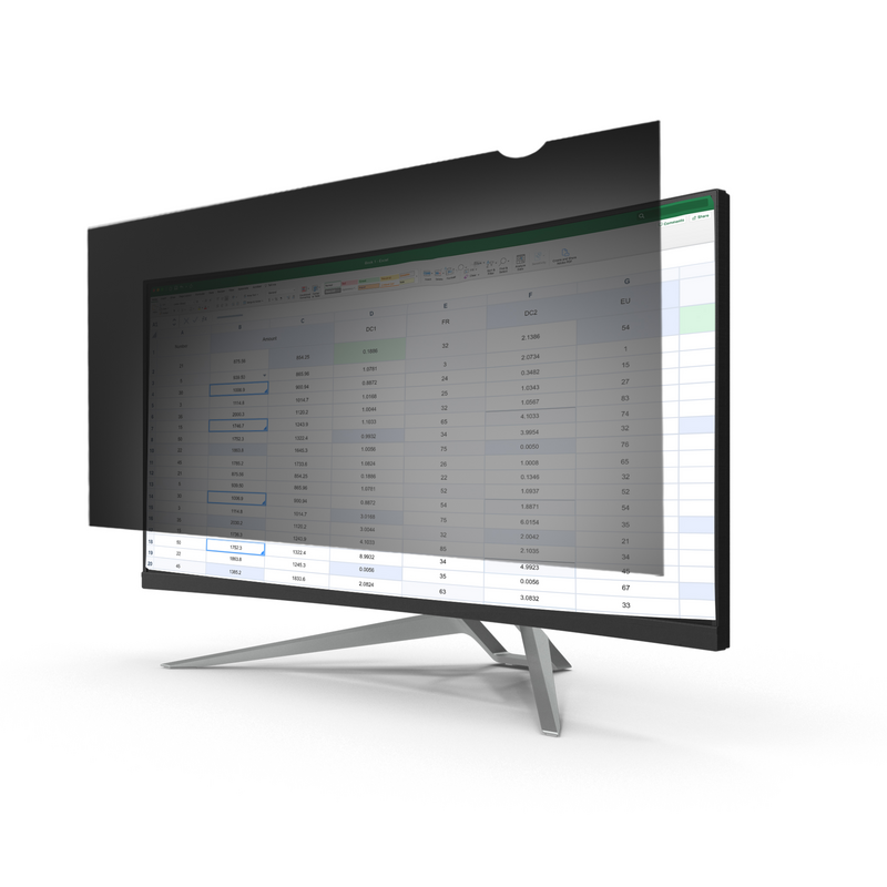 StarTech.com Monitor Privacy Screen for 34 inch Ultrawide Display - 21:9 Widescreen - Computer Screen Security Filter - Blue Lig