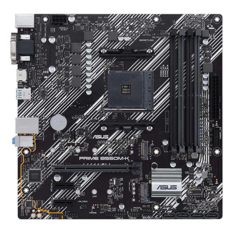 ASUS PRIME B550M-K AMD B550 Socket AM4 micro ATX