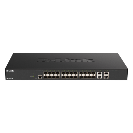 D-Link 24-port 10G SFP+, 4-port 10GBASE-T Smart Managed Switch