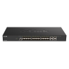 D-Link 24-port 10G SFP+, 4-port 10GBASE-T Smart Managed Switch