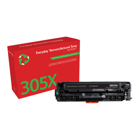 Everyday™ Black Remanufactured Toner by Xerox compatible with HP 305X (CE410X), High capacity