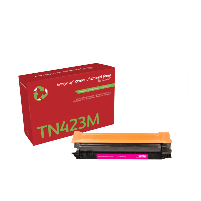 Everyday™ Magenta Remanufactured Toner by Xerox compatible with Brother TN423M, High capacity