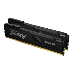 Kingston Technology FURY Beast 16GB 3200MT/s DDR4 CL16 DIMM (Kit of 2) Black