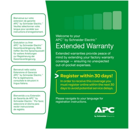 APC Renewal exteded waranty, Easy UPS SRV SRVS, level 03, 1 year