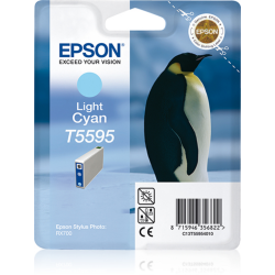 Epson Penguin Singlepack Light Cyan T5595