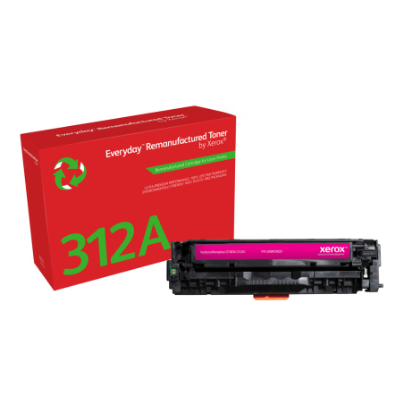Everyday™ Magenta Remanufactured Toner by Xerox compatible with HP 312A (CF383A), Standard capacity