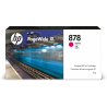 HP 878 1-liter Magenta PageWide XL Ink Cartridge