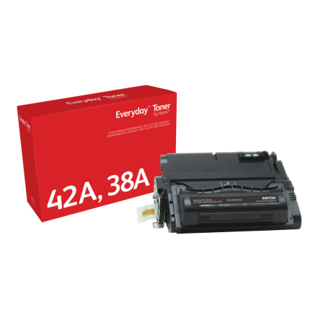 Everyday™ Black Toner by Xerox compatible with HP 38A (Q5942A/ Q1338A), Standard capacity