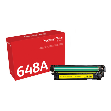 Everyday™ Yellow Toner by Xerox compatible with HP 648A (CE262A), Standard capacity