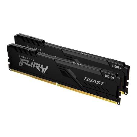 Kingston Technology FURY Beast 32GB 3200MT/s DDR4 CL16 DIMM (Kit of 2) 1Gx8 Black