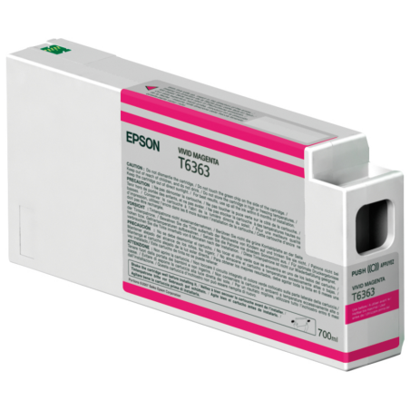 Epson Singlepack Vivid Magenta T636300 UltraChrome HDR 700 ml